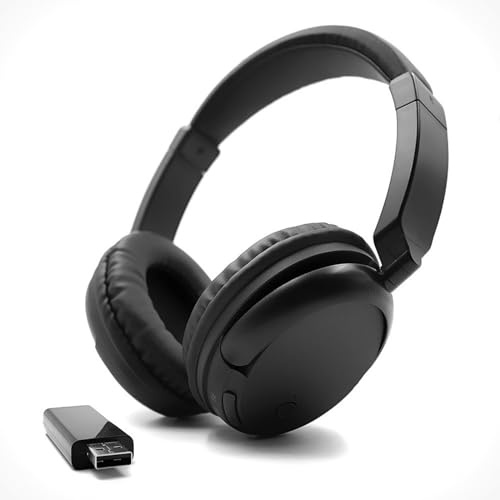 Nightwooolf HiFi Stereo Bluetooth Senza Fili Cuffie Over Ear con Radio FM Per Adulti e Anziani, Cuffie Bluetooth Senza Fili Leggere e Dal Suono Basso Puro Per Cellulare, PC e TV
