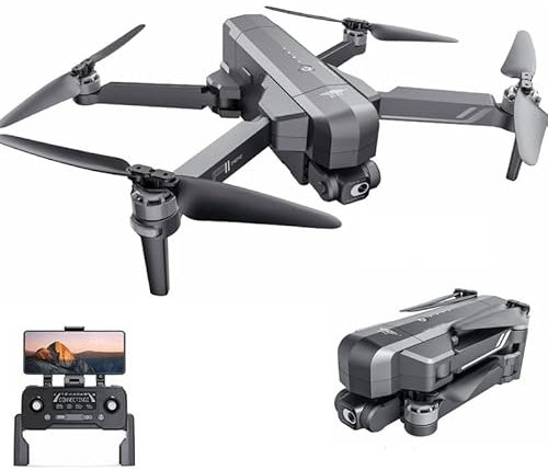 Msuiiixcccc F11S 4K Pro Professionnel 5G WiFi GPS Drones avec 2 cardan EIS caméra RC Distance 3KM Auto-stabilisation quadricoptère FPV Dron (Couleur : F11S 4K 3B Sac)