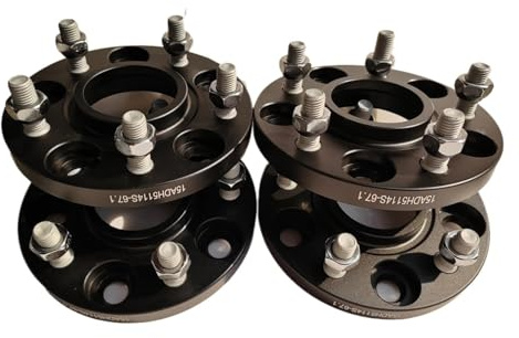 Distanziali Ruota Auto Per Mitsubishi 3000gt 1991-1999 Distanziali Ruota In Alluminio Con Mozzo Centrato 2 Pezzi 15 Mm 5 * 114,3|5x4,5|pollici|67,1 Mm|12 * 1,5 Bulloni Distanziali Ruote
