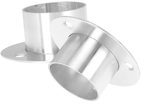 NUOBESTY 2 Pezzi Supporti per Corrimano Staffe da Muro per Ringhiere Facile Installazione e Resistente AI Pesi per Uso e Professionale