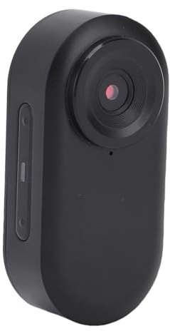 Jectse Camera D'azione da 1080p, Videocamera Sportiva per Ciclismo, Viaggio, Vlog, Design Magnetico, Pulsanti di Avvio Rapido, Videocamera Indossabile (Black)