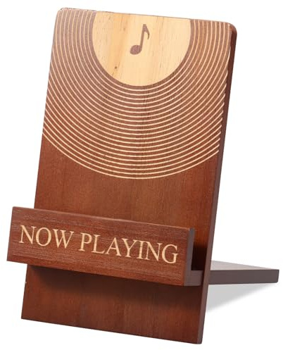 Zhjiutak Vinyl Record Holder Display Stand,Showcase Your Now Playing Album Cover - Minimalistic & Tabletop Holder Design,Vinyl Accessories Compatible with All CDs & LPs,Music Storage, General Storage