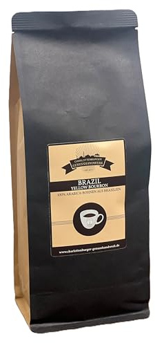 Brazil Santos Kaffeebohnen 500g – 100% Arabica aus Minas Gerais, ganze Bohne, mild & nussig, trommelgeröstet in Berlin, für Vollautomat & Café Crema