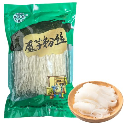 DAMAICHUHAI Konjak Nudeln 400g (Shirataki Nudeln) – Low Carb & Kalorienarme Glasnudeln, Keto Nudeln ohne Kohlenhydrate, Vegan, Glutenfrei, Ideal für Wok-Gerichte, Suppen & Salate