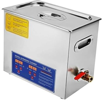 2L Ultrasonic Jewelry Cleaner - Stainless Steel Deep Cleaning Machine with Digital Timer for Watches, Accessories & Bathroom Items - High-Efficiency Stain Removal Device