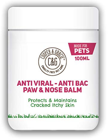 Dog Paw And Nose Balm 100ml - Instantly Soothe Cracked Itchy Skin and Paws - Anti-fungal Cruelty Free Formula - Best Grooming For Dogs