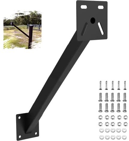 Homydom Keypad Mounting Post Bracket Heavy-Duty Universal Gooseneck Pedestal for Automatic Gate Opener Keypads, 24 1-Pack for Truck