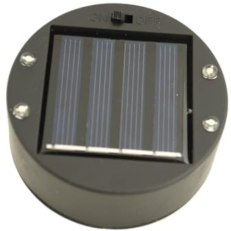 Solarmodul-Solarpanel mit LED Leuchtmitteln für DAPO Solar-Kugel-Leuchte OLA 4000K Ersatzsolareinheit
