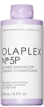 Olaplex Nº. 5P Blonde Enhancer Purple Toning Conditioner: Neutralizes Brassiness & Strengthen | Repairs Damages & Hydrates Hair | For Coily, Curly, Straight, and Wavy, 250 mL / 8.5 Fl. Oz.