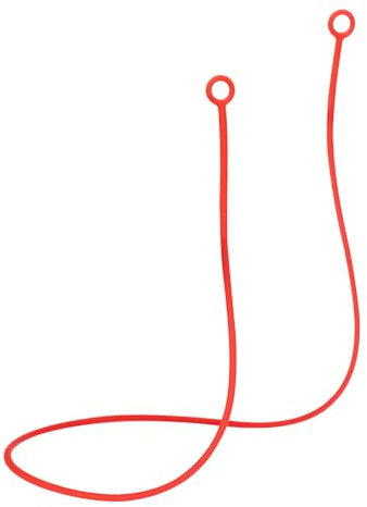 Earplugs Connector Cord, 18.9in Silicone Ear Plugs Strap Earplug Lanyard with Clasp Anti-Tug Ear Plugs for Earplugs with Detachable Removable Tips Chain Preventing Earplugs from Falling
