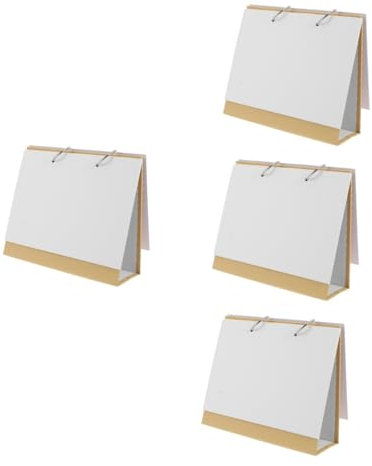 STOBOK 4sätze Spiralbuch Für Tischkalender Handgefertigtes Album Mit Abnehmbaren Leeres Kalenderbuch Kraftpapier Für Kreative Gestaltung Und Malen Für Scrapbooking Und Persönliche