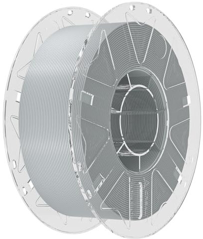 Creality Hyper PLA RFID Filamento 1,75mm 1kg, Hochgeschwindigkeits Filamento 1.75 PLA für 3D-Drucker (30-600mm/s), Kompatibel mit K2 Plus Combo & CFS (Creality Filamento System), Grau