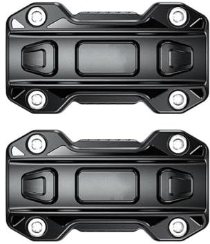 Motorrad Sturzbügel 1/2 PCS Stoßstange Dekorativer Block Stoßstangenschutz Dekorativer Schutz Motorrad Motorschutzblock Motorradzubehör Motorschutz Sturzbügel(2 PCS)