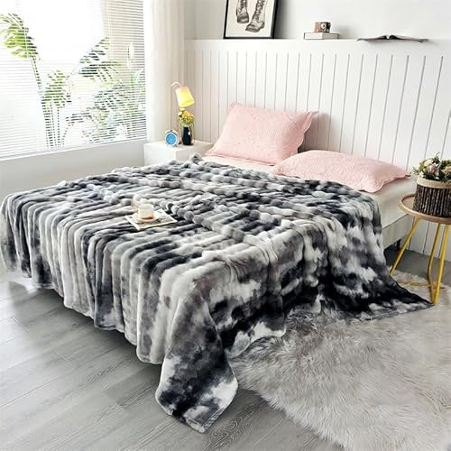 Generisch Thickened Soft Milk Velvet Nap Blanket,Winter Flannel Plush Cover Blanket,Lightweight Comfortable Sofa Throw Blanket for Sofa and Bed,Office Single Person Nap