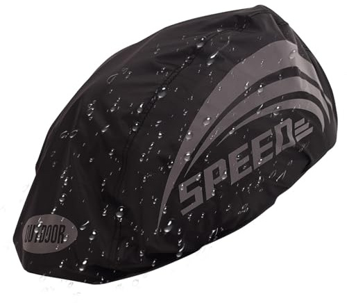 Wasser-Fahrradhelm-Überzug – Helm-Regenschutz – Reißfester, Regenfester Fahrradhelm-Überzug Mit Reflektierendem Streifen – Schützender, Winddichter Fahrradhelm-Regenschutz Für Die Meisten Fahrradhelme