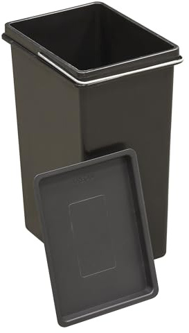 Arregui CBZ00682T Ersättningsbehållare i plast med lock för soptunna och återvinningsbehållare | 11 l | speciellt för organisk | kompatibel med Basic, Top, Round, Ecoclas och Ecoclas Plus-modeller |