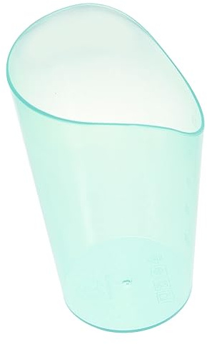 NULYLU Gobelet D'alimentation Pour Convalescents Plastique Réutilisable Incliné Tasse Anti-fuites Tasse à Eau Pour Personnes Âgées Aide à Boire Liquide Soins Au Lit