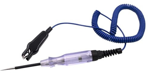 Autosicherungstester, Testlicht mit Voltmeter - Hochleistungs-Test-Lichtspannung 6-24V Circuit Tester - Doppelfarb elektrisches Werkzeug mit verlängertem Federdraht -Sicherungsstift für Batterie