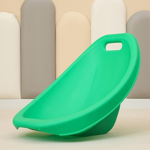 Confezione da 2 sedie a dondolo per bambini, leggere, impilabili e sicure, in plastica, per aule di gioco, aule e asili, comode sedie a dondolo verdi per bambini
