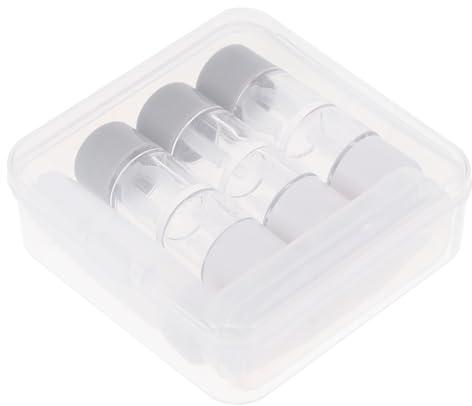 VILLCASE Kit de 3 Coffrets Transparents pour Lentilles de Contact Organisateur Étanche et Compact Boîte de Rangement en Plastique pour Accessoires de Lentilles Voyage et Usage Quotidien