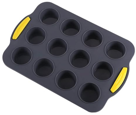 BESPORTBLE Teglia Muffin in Silicone Cup Stampi Riutilizzabili Antiaderenti per Dolci e Pane Resistente e Facile da Pulire per Cupcake Biscotti e Verdure al Forno