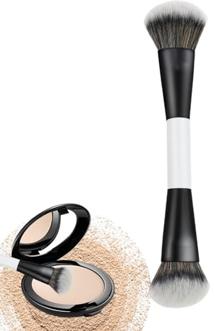 Brocha Para Base | Aplicador Angulado De Punta - Brochas De Maquillaje Para Base Líquida Para Difuminar,Para Polvo Contorno Corrector Bronceador Mujeres Hogar Viaje Escenario