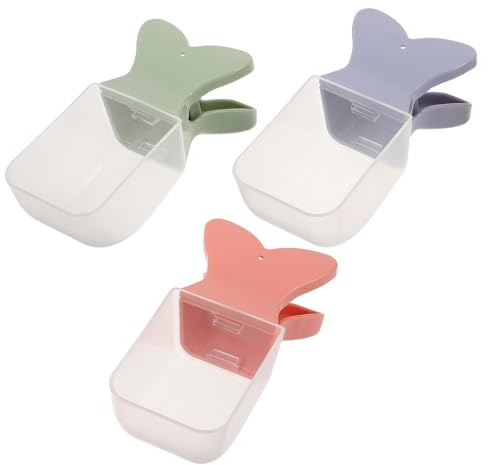BELLIFFY 3 Piezas Taza De Medición De Comida para Perros Cuchara con Clip De Sellado Pala Medidora para Perros Cuchara De Medición De Alimentos para Mascotas Scooper De Comida para Gatos