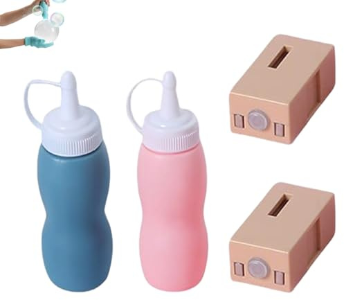 HoveeLuty Máquina de Burbujas de Humo, Varita interactiva de Burbujas de Niebla con elásticas y Guantes, Luces LED y Sonido, Juguetes para Fiestas al Aire Libre (Paquete de 2) máquina de Niebla para
