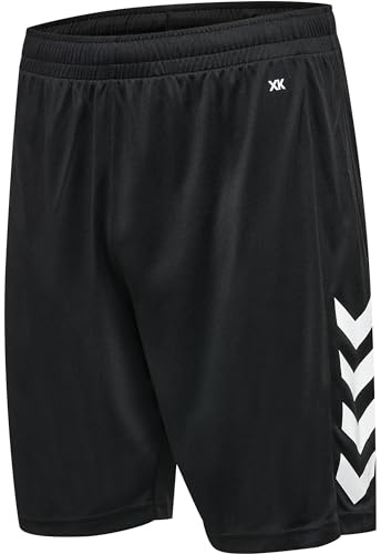 hummel Core XK Poly Sport Shorts Herren - Sporthose Kurz - Kurze Hose für Gym & Training mit Verstellbarem Kordelzug im Hosenbund - Normale Passform - Atmungsaktiv & Schnelltrocknend