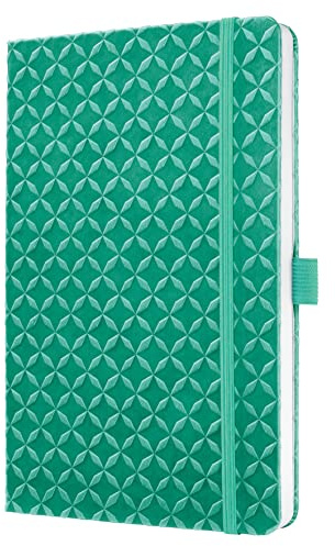 Sigel Notizbuch Jolie A5 liniert Tagebuch Mintgrün Hardcover | JN133, Gummiband, Stifteschlaufe, Einstecktasche, nachhaltiges Papier