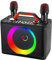 Karaoke Profesional Inalámbricos, ALPOWL Sistema de Altavoces pa Portátil con Microfono para Adultos y niños, Máquina con DJ y Luces para al Aire Libre/Interior