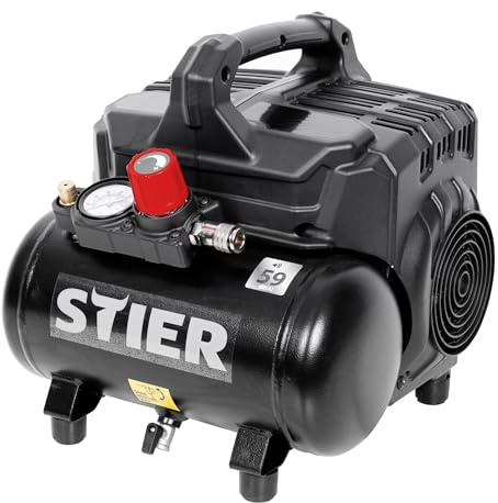 STIER Compresseur silencieux 59 dB(A) FKT 215-8-6 sans huile