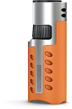 GoView ZOOMR HD Mono 8x25 kompaktes Monokular, Mini-Fernrohr (8-Fach Zoom, Magnesiumgehäuse, inkl. Smartphone-Adapter & Zubehör) Sunset Orange