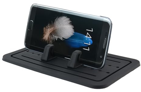 Antirutschmatte Auto, Antirutsch Handyhalterung Auto, Auto Handyhalterung Armaturenbrett Matte Handyhalter Auto Silikon-Matte Telefonhalter Waschbar und Wiederverwendbar für iPhone Samsung Smartphone