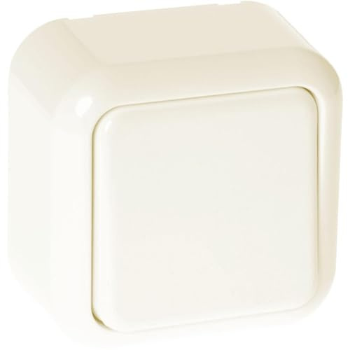 Interruttore Unipolare Beige Classico 6x6x3 cm: una combinazione di funzionalità ed eleganza in un design compatto che esalta qualsiasi ambiente con un tocco moderno e distintivo.