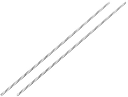 QUARKZMAN 2 Stück Gewindestange M5x250mm Gewindestab Edelstahl 304 Gewindestifte Vollgewindestange Außengewinde Gewindebolzen für Maschinen Modell Schraubverbindungen
