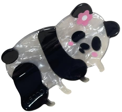 Panda-Haarklammer für Damen und Mädchen, schöne Tier-Haarnadeln, Kiefer-Haarspangen, Mädchen, Pferdeschwanz-Halter