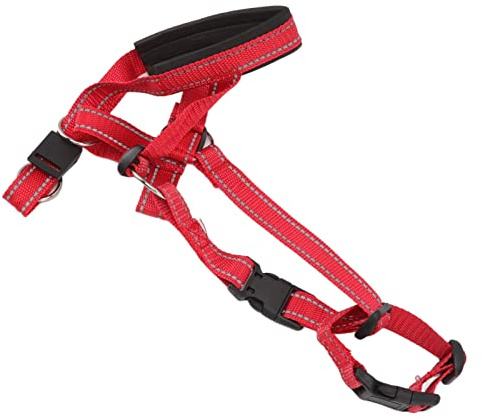 Yechiry No Pull Dog Training Halsband, Vadderad Nos Loop Justerbar Nylon Grimma, Secure Bite Force Control Halsband för Hundar Som Går (L 47x38x27cm / 18,5x14,96x10,63in)