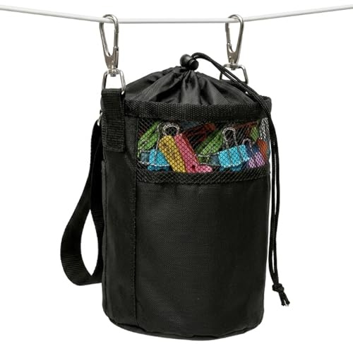 Peg Bag, Waterproof Peg Bags For Washing Line With Shoulder Strap, Peg Basket For Washing Line, Durable Peg Bag With Hanger For Clothes Pegs Storage, Practical Clothes Peg Bag For Laundry Organisation