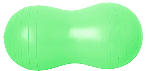 Fun and Function - Peanut Ball for Kids - Physical Therapy Ball - Green - Small (14” x 34.5”)