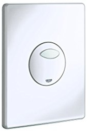 GROHE Skate - Abdeckplatte (Original Ersatzteil, Langlebig, Robust, Herstellergarantie: 5 Jahre), Alpinweiß, 42303SH0