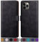 SUANPOT [RFID Schutz für iPhone 11 Pro Max 6,5-Zoll Hülle PU Leder Handyhülle Lederhülle Klapphülle Kartenfach Flip Cover für Apple 11 Pro Max Handy hülle Leather Wallet Phone Case Schwarz