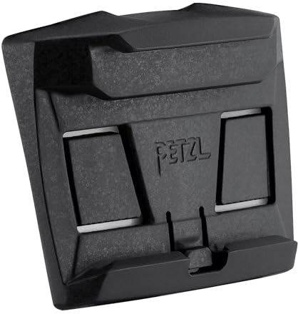 PETZL - Selbstklebendes Befestigungssystem zum Anbringen Einer Stirnlampe an einem Helm Helmet Adapt - Unisex, Schwarz, Einheitsgröße
