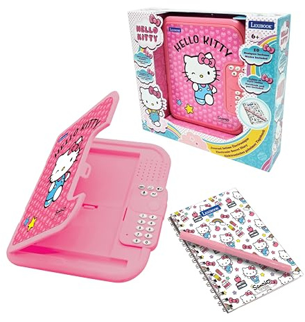 Lexibook, Disney Stitch elektronisches Tagebuch mit Stift und Notizbuch enthalten, interaktiv, passwortgeschützt, lustige Funktionen, Soundeffekte, blau, SD50D