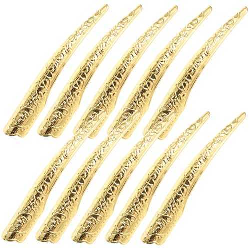 ADOCARN 10piezas Anillos De Uñas Falsas Para Halloween Accesorios De Cosplay y Fiesta Elegantes y Llamativos