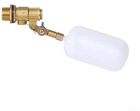 1/2Inch Float Ball Valve Automatic Fill Feed Tank Water with Adjustable Arm | Automatic Water Filler Shut Off Ball Valve for Livestock Aquariums Hydroponics