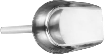 Pala de Acero Inoxidable para Hielo y Harina Mango Ergonómico
