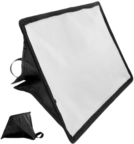 FIXOSHEE Softbox Diffusore Portatile per Flash Fotocamera Leggero e Resistente Diffusore Luce Morbida per Fotografia con Installazione Semplice Compatibile con Lampade Flash Top