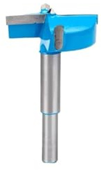 1 abridor de agujeros for carpintería de 15-60 mm, con bisagra de ala plana, taladro escariador eléctrico manual, herramientas de perforación for carpintería de aleación.(50mm)