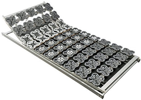 7 Zonen Teller Lattenrost Tellerfeder Lattenrahmen Star Flex 80 / 90 x 100 x 190 / 200 cm JEDER Teller einzeln in der Härte verstellbar Tellerlattenrost Tellerlattenrahmen Kopf/Fußteil unverstellbar